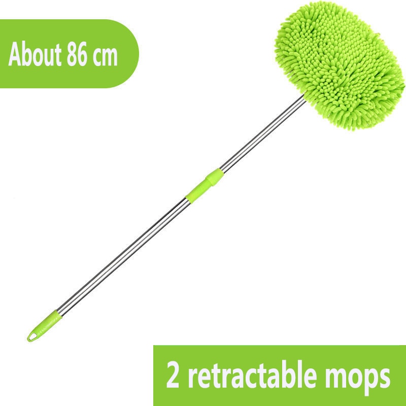 Telescopic Car Wash Mop – 3-Section Extending Handle, Chenille Head