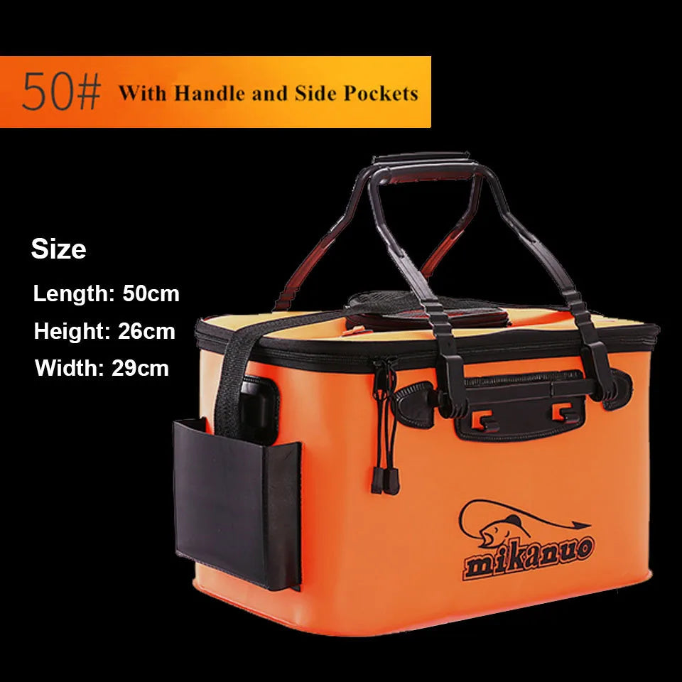 Collapsible EVA Fishing Bucket – Live Bait & Water Storage, 30–50cm