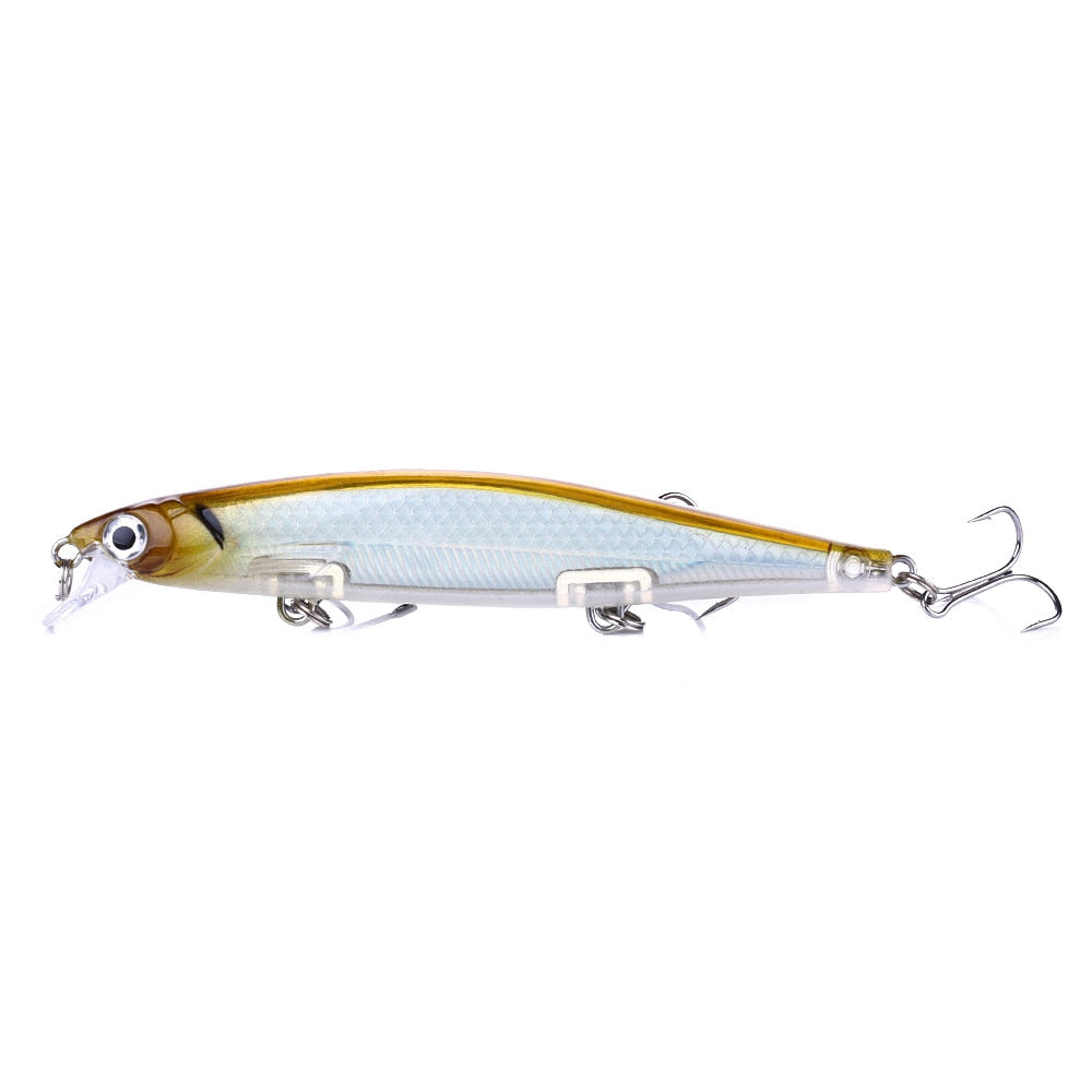 110mm Minnow Hard Body Fishing Lure – 13g, 10 Colours