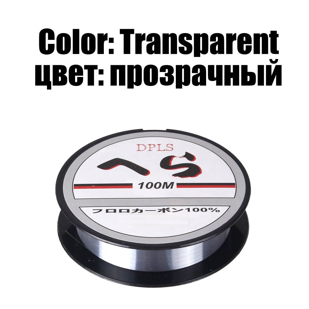 Monofilament Nylon Fishing Line – 100m, 0.4# to 8.0# Line Weight
