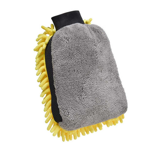 Coral Fleece Car Wash Mitt – Soft, Anti-Scratch Cleaning Glove