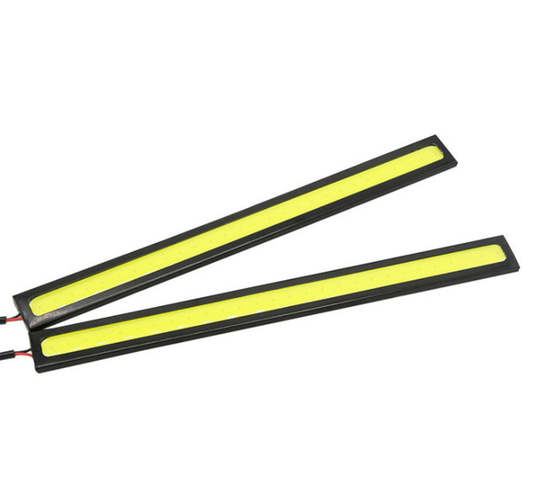 COB LED DRL Fog Light Strip – 17cm, Waterproof, 10–16V