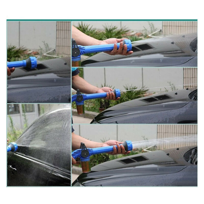 8-Pattern Garden & Car Wash Spray Gun with Soap Dispenser
