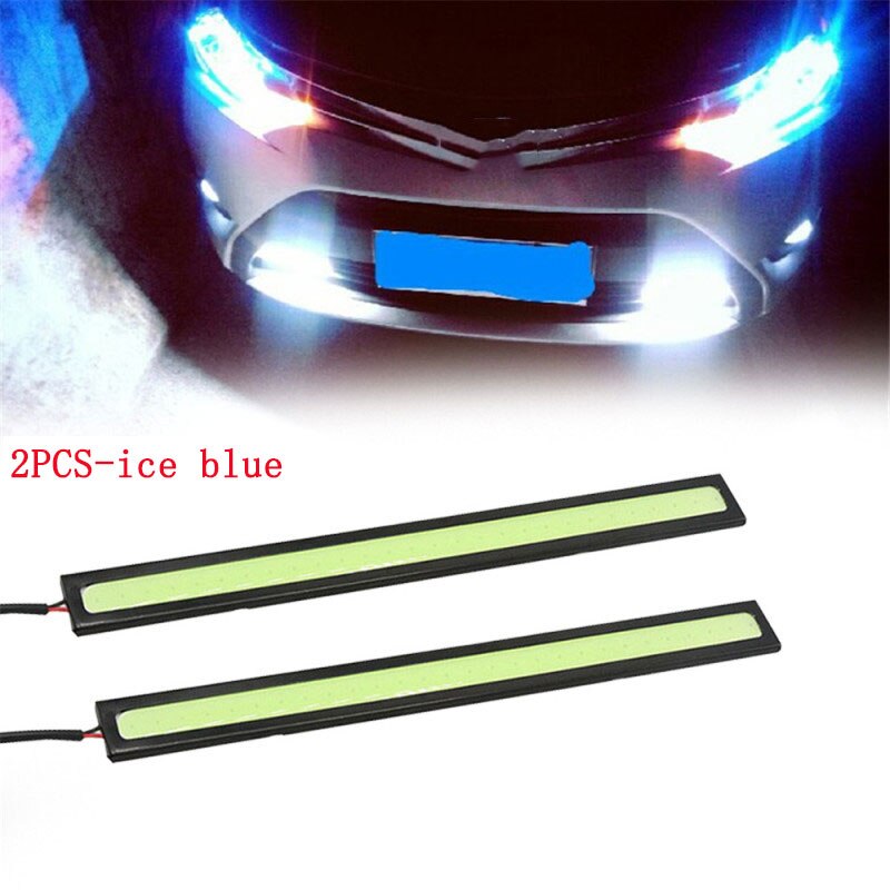 COB LED DRL Fog Light Strip – 17cm, Waterproof, 10–16V