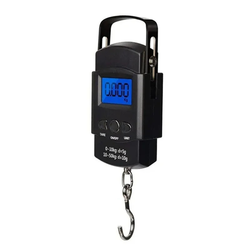 Mini Digital Fishing Scale – 50kg Capacity, 10g Precision