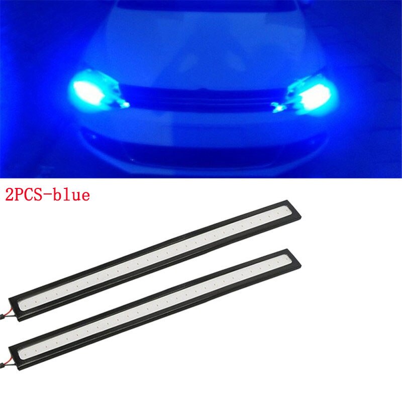 COB LED DRL Fog Light Strip – 17cm, Waterproof, 10–16V