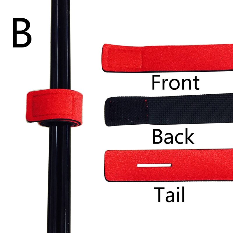Elastic Fishing Rod Tie Strap – Non-Slip Wrap Band, 6 Colours