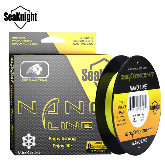 SeaKnight NANO 4-Strand Braided Fishing Line – 100m or 300m, 4–10lb