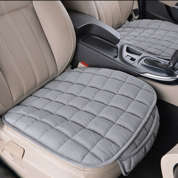 Winter Plush Car Seat Cover – Anti-Slip, Breathable Cushion Pad
