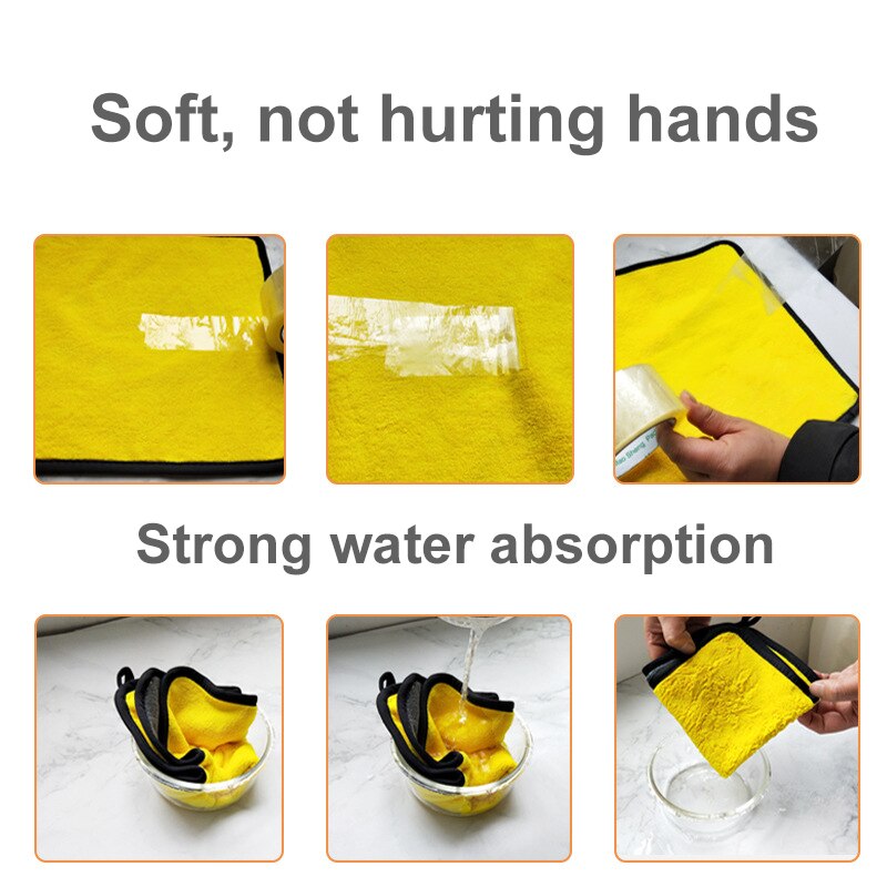 Microfibre Car Wash Towels – 3, 5 or 10 Pack, Extra Soft