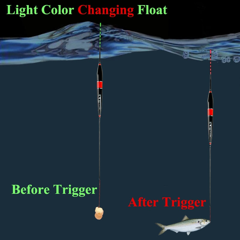 Smart LED Fishing Float – Gravity-Sensing Bite Alarm, Night Fishing