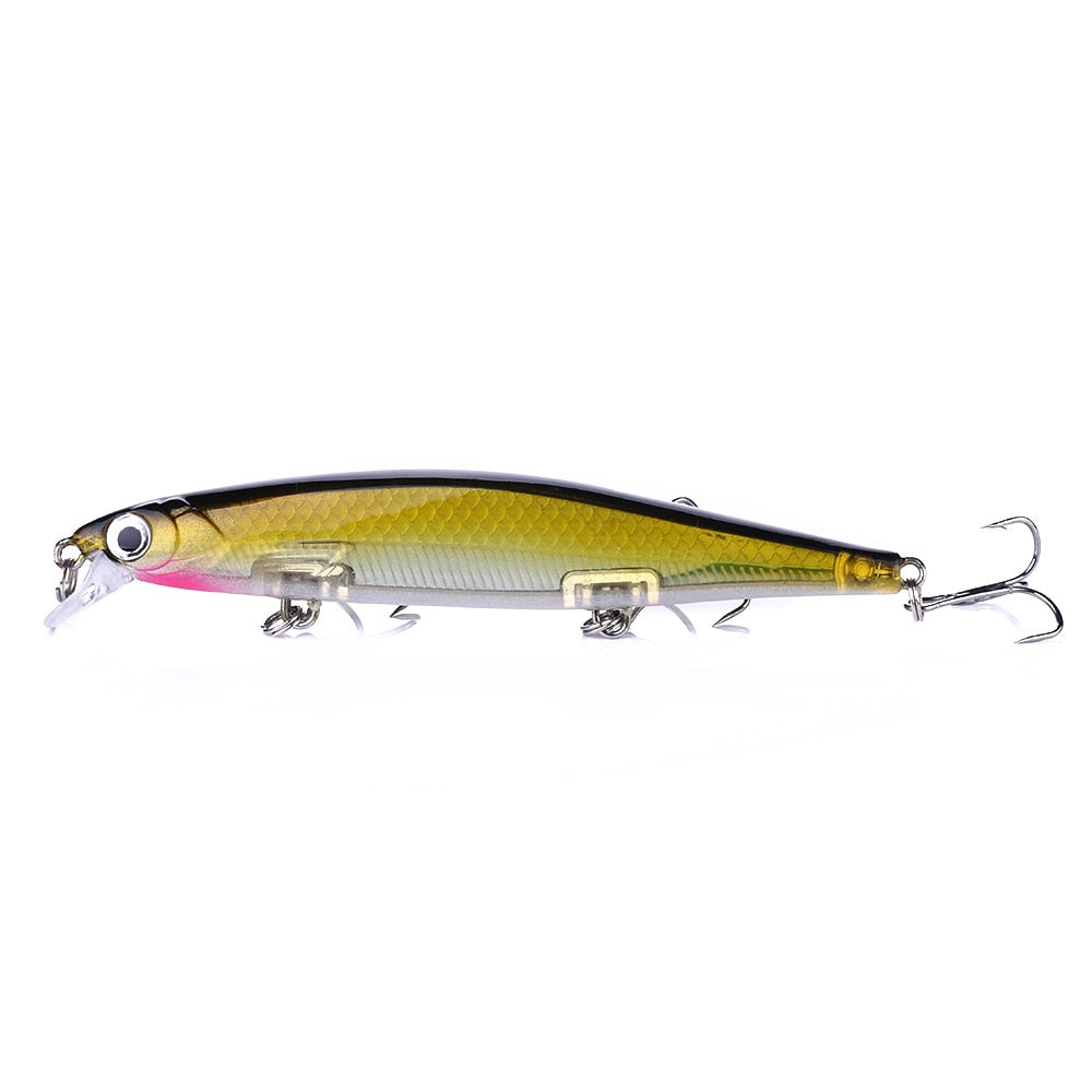 110mm Minnow Hard Body Fishing Lure – 13g, 10 Colours