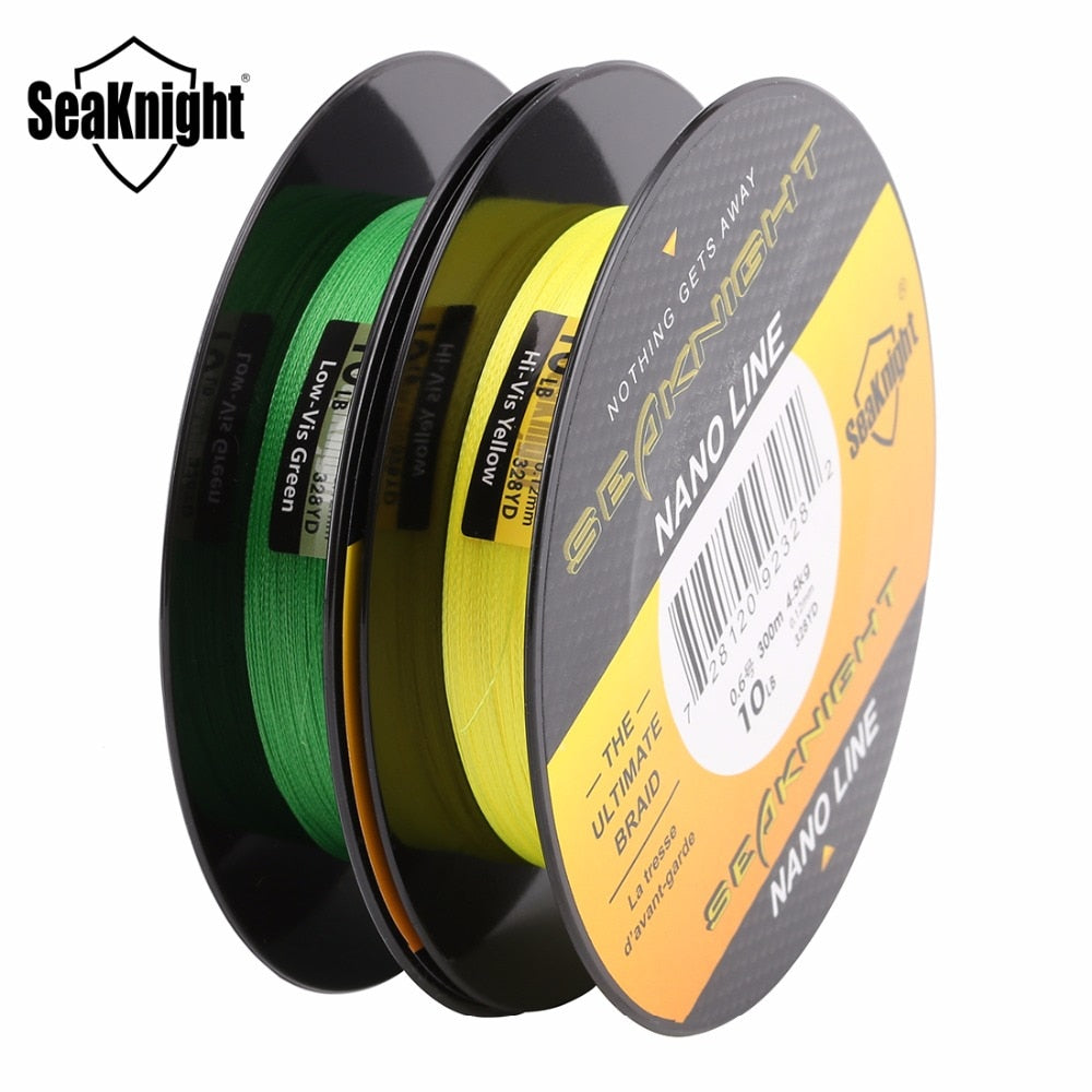 SeaKnight NANO 4-Strand Braided Fishing Line – 100m or 300m, 4–10lb
