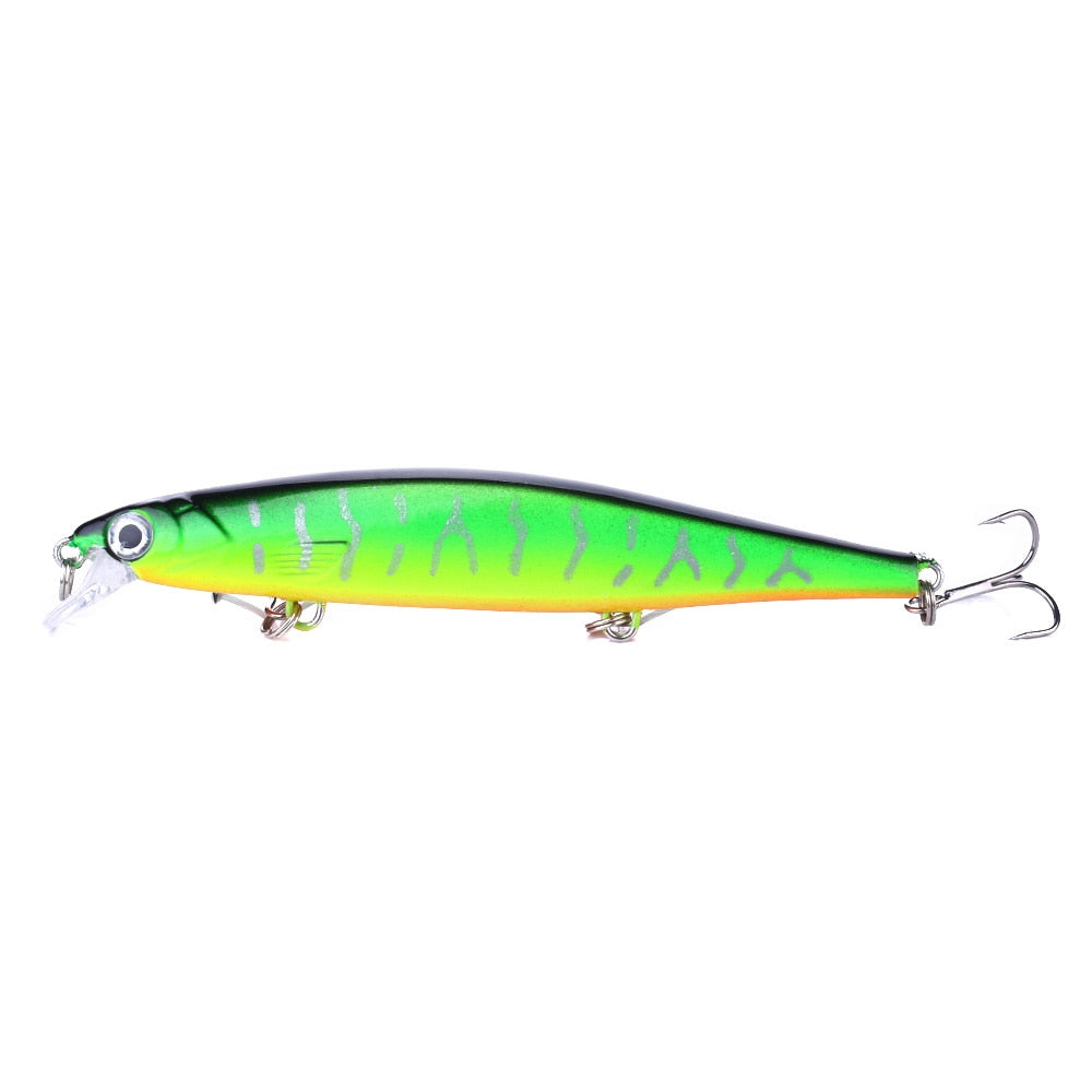 110mm Minnow Hard Body Fishing Lure – 13g, 10 Colours
