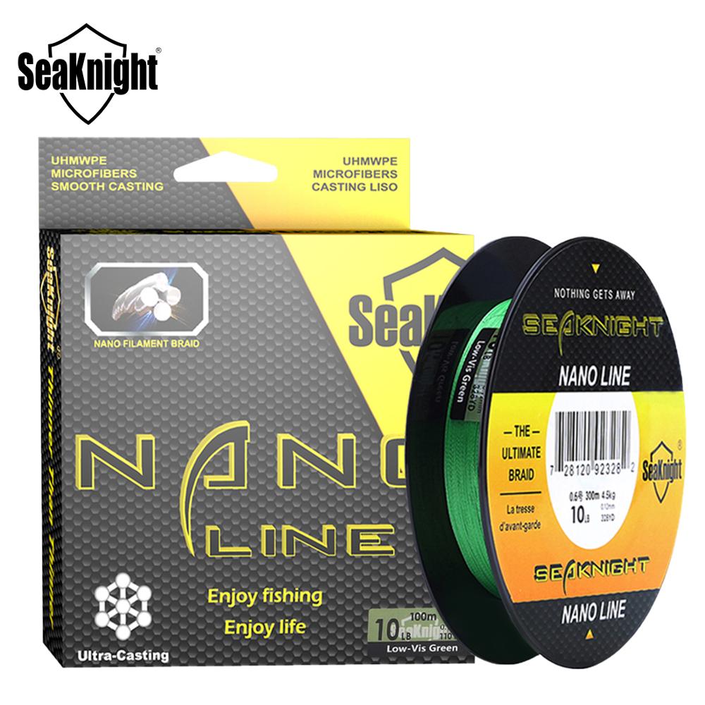 SeaKnight NANO 4-Strand Braided Fishing Line – 100m or 300m, 4–10lb