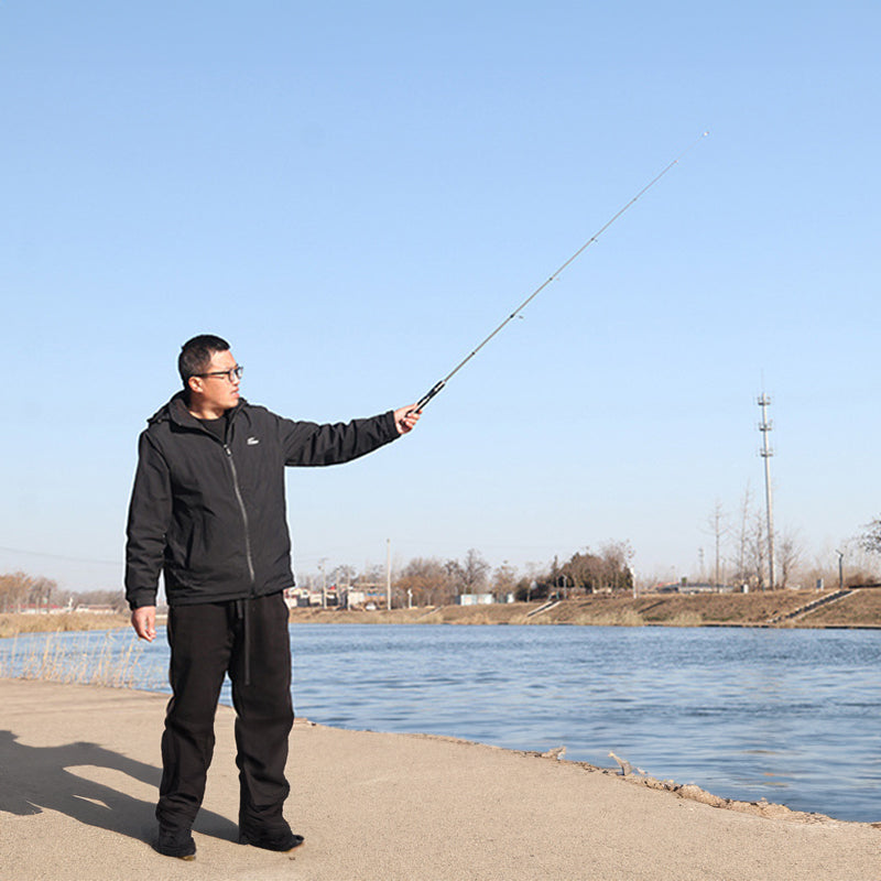 Compact Carbon Fibre Telescopic Fishing Rod – 1.5m to 1.8m