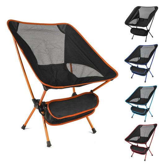 Ultralight Folding Camping Chair – Superhard Frame, 5 Colours