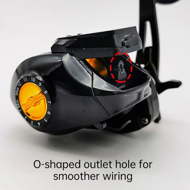 7.2:1 Baitcasting Reel with Digital Line Counter – Left or Right Hand