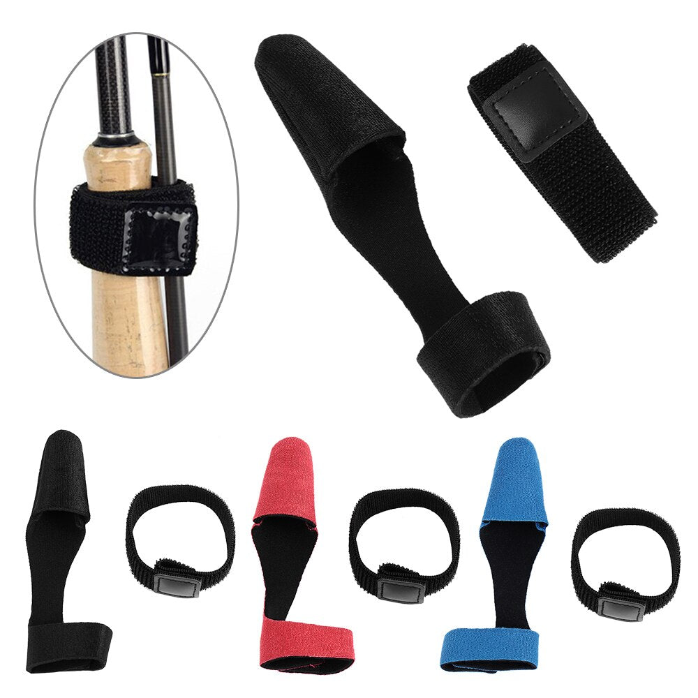 Fishing Rod Tip Cover & Tie Strap Set – Neoprene Sleeve, 3 Colours