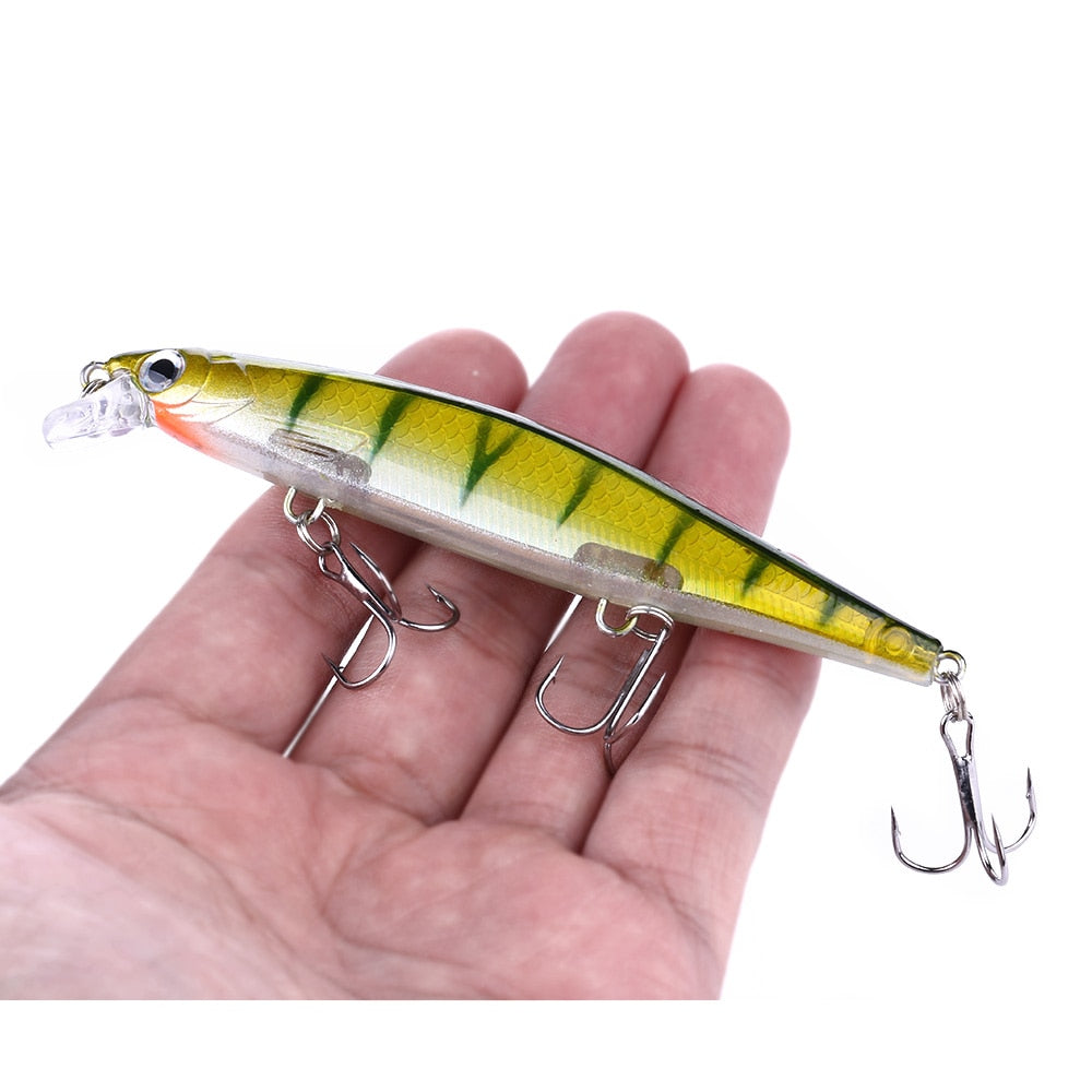 110mm Minnow Hard Body Fishing Lure – 13g, 10 Colours