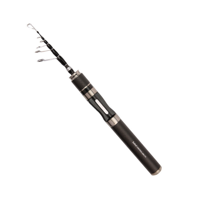 Compact Carbon Fibre Telescopic Fishing Rod – 1.5m to 1.8m