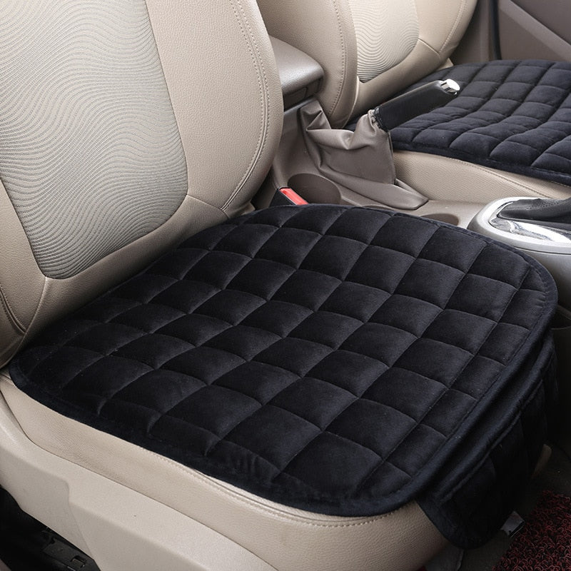 Winter Plush Car Seat Cover – Anti-Slip, Breathable Cushion Pad