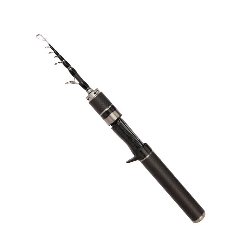 Compact Carbon Fibre Telescopic Fishing Rod – 1.5m to 1.8m