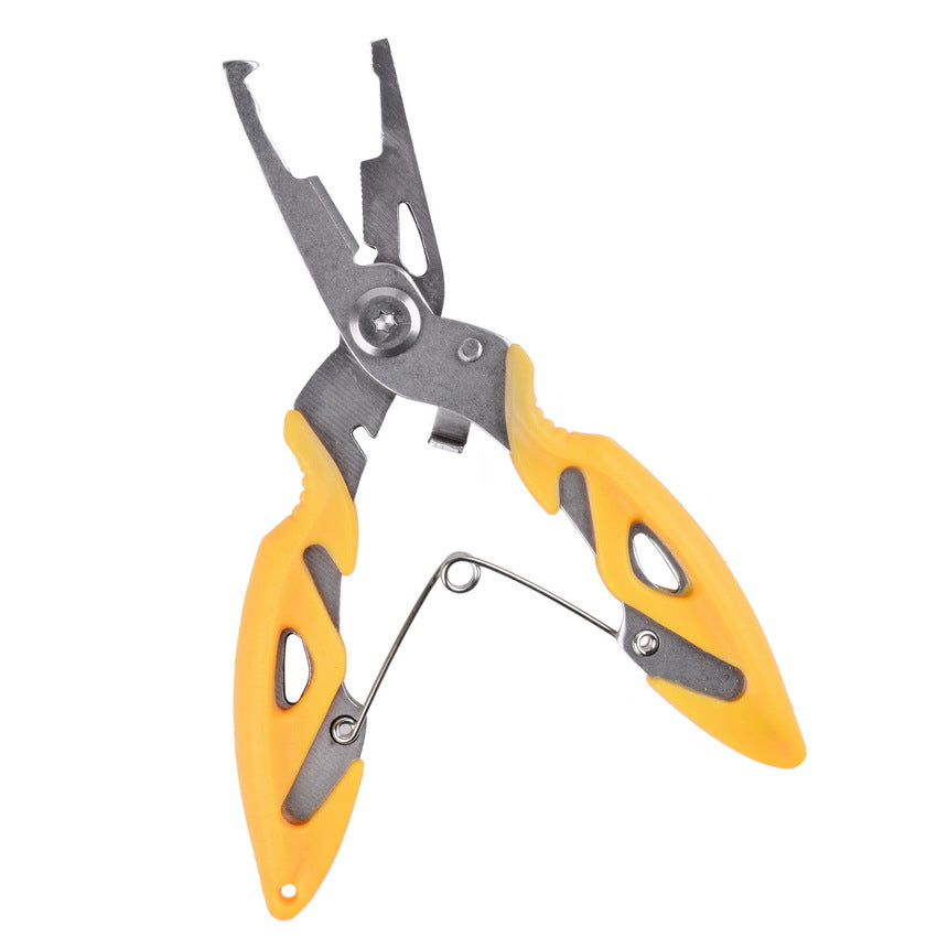 Stainless Steel Fishing Pliers – Hook Remover & Split Ring Tool, 7 Colours