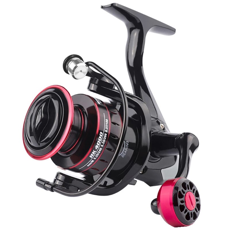 Metal Spool Spinning Reel – 8kg Drag, 1000–7000 Series, EVA or Metal Grip