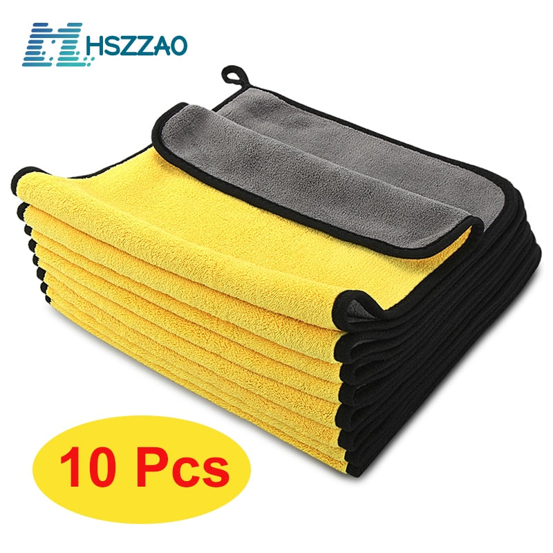 Microfibre Car Wash Towels – 3, 5 or 10 Pack, Extra Soft