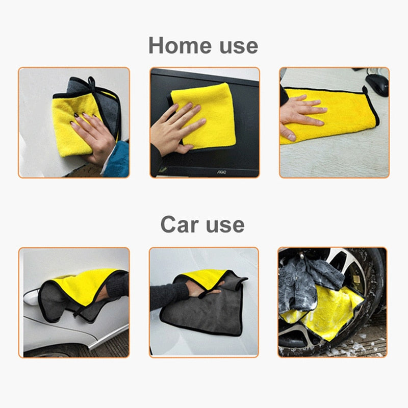 Microfibre Car Wash Towels – 3, 5 or 10 Pack, Extra Soft