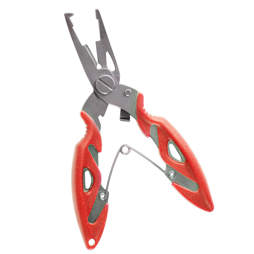 Stainless Steel Fishing Pliers – Hook Remover & Split Ring Tool, 7 Colours