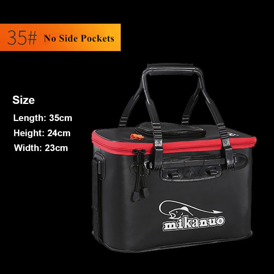 Collapsible EVA Fishing Bucket – Live Bait & Water Storage, 30–50cm