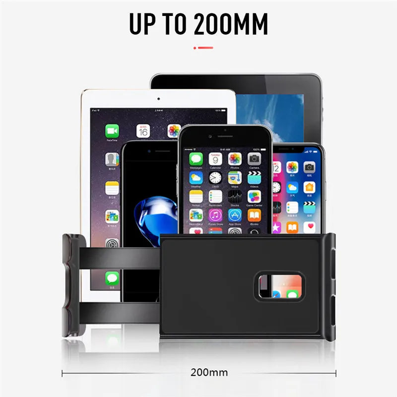 Car Seat Back Tablet & Phone Holder – Universal 4–11 Inch