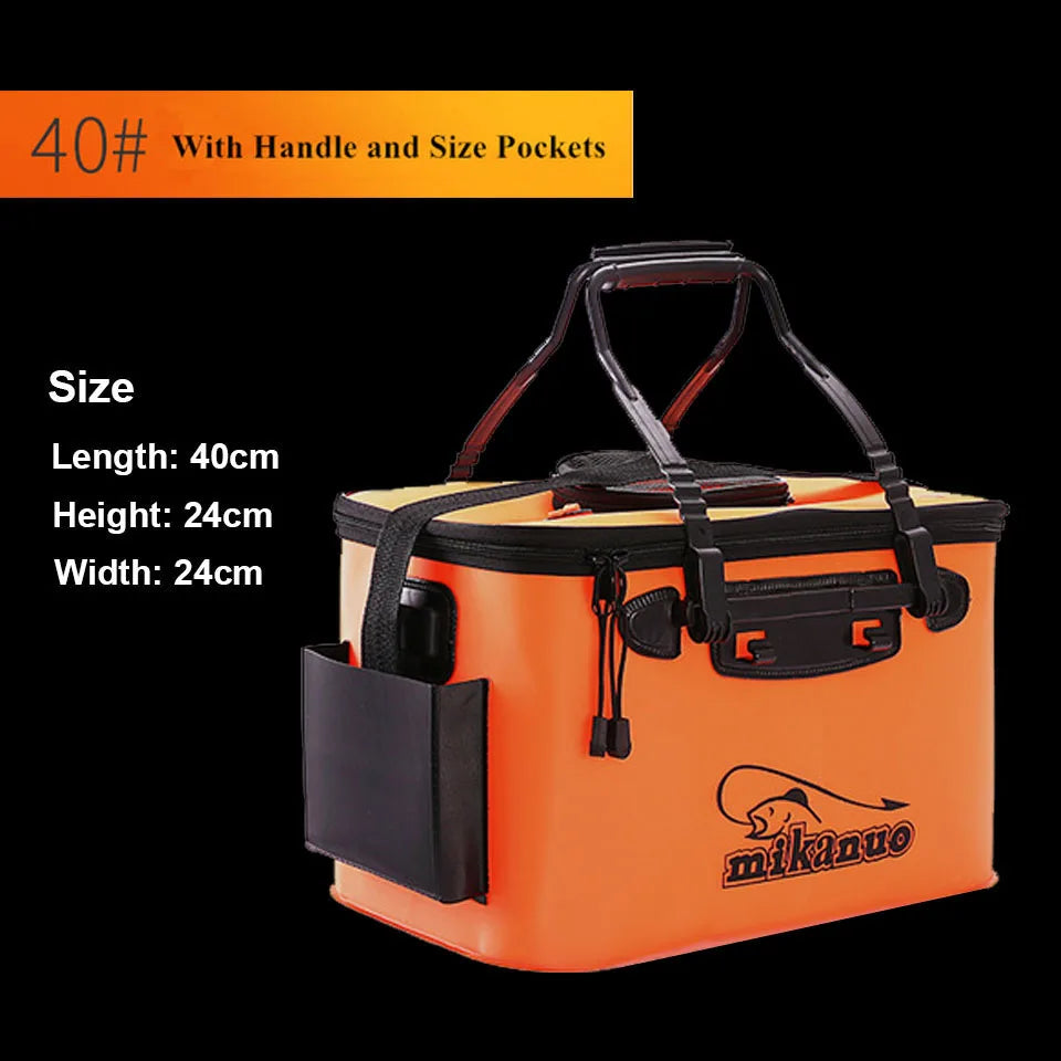 Collapsible EVA Fishing Bucket – Live Bait & Water Storage, 30–50cm