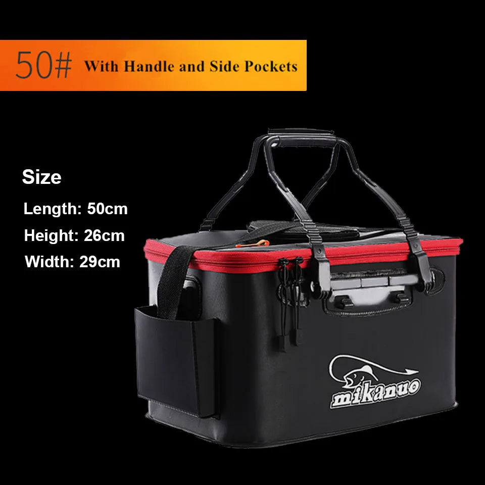 Collapsible EVA Fishing Bucket – Live Bait & Water Storage, 30–50cm