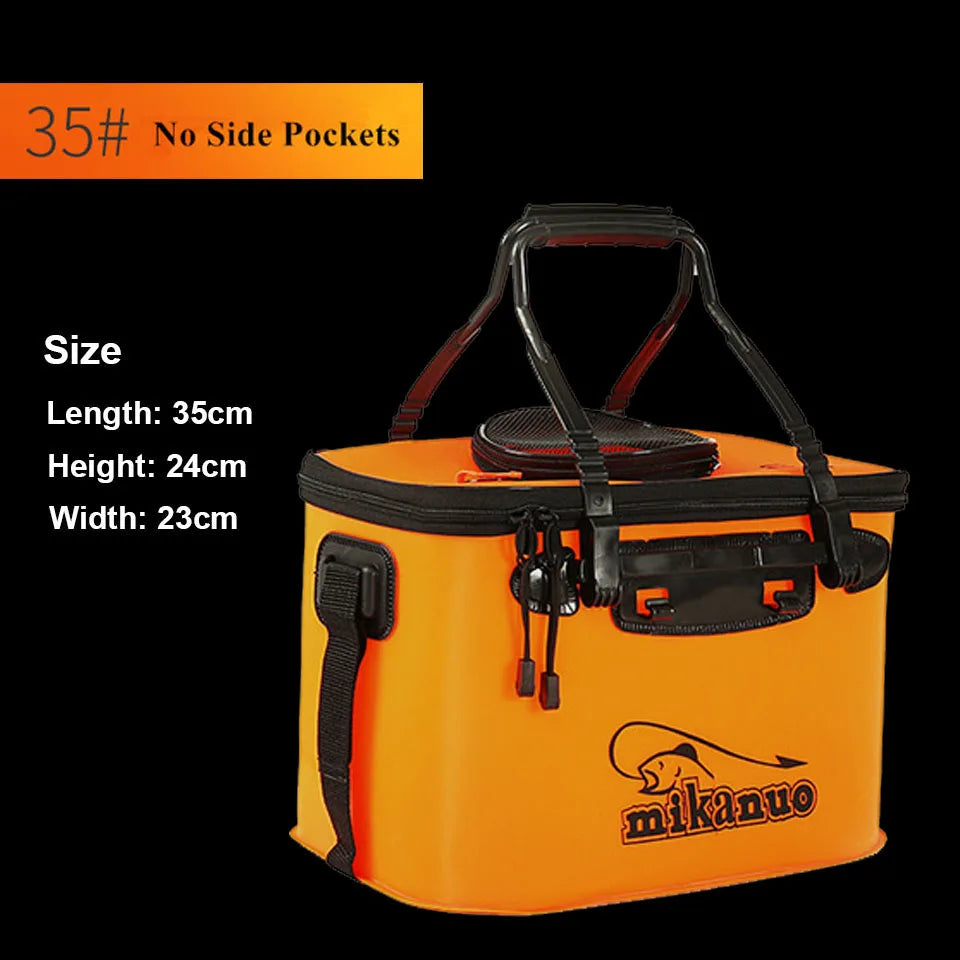 Collapsible EVA Fishing Bucket – Live Bait & Water Storage, 30–50cm